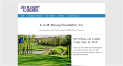 Desktop Screenshot of lmkhouryfoundation.org